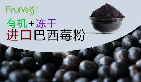 FruiVeg® 进口有机冻干巴西莓粉